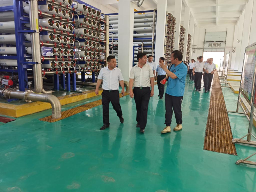 蔡开东赴阳泉市自来水公司考察